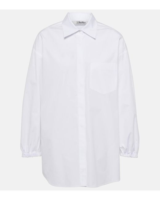 Max Mara White Timeo Cotton Shirt