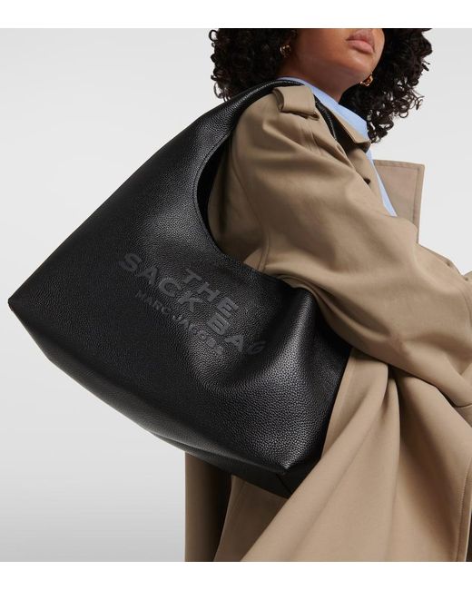 Marc Jacobs Black The Sack Leather Tote Bag