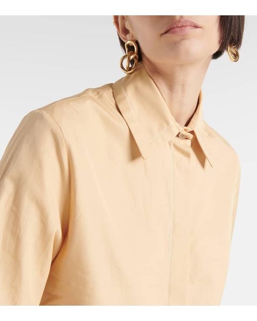 Tod's Natural Cotton Poplin Shirt