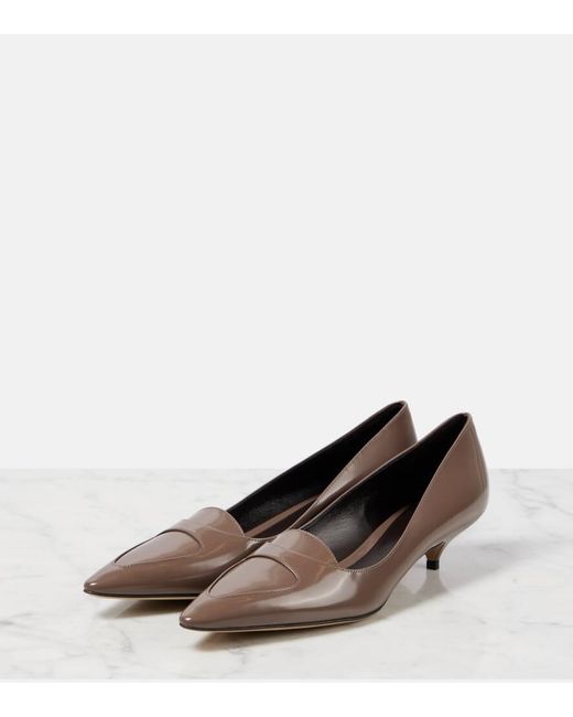 The Row Brown Pumps Viv Aus Leder
