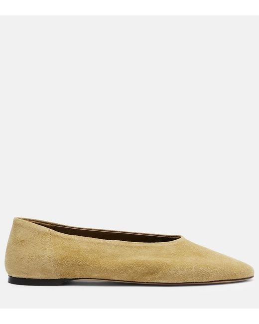 Totême  Natural Suede Ballet Flats