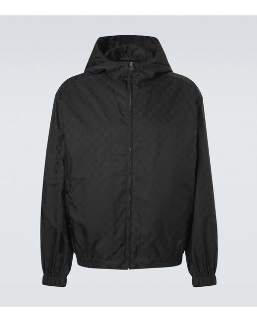 Gucci Black Gg Jacquard Jacket for men
