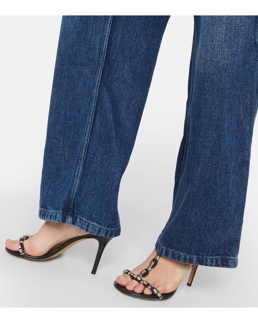 Jeans Cargo Bymara A Vita Alta di Isabel Marant in Blue
