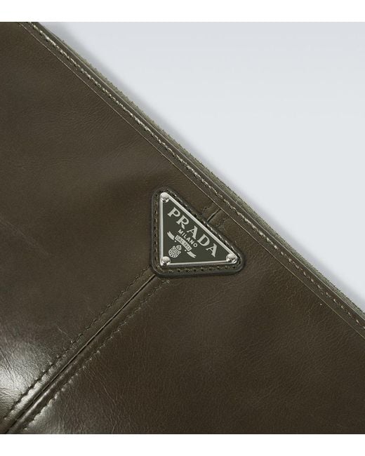 Prada White Leather Wallet for men