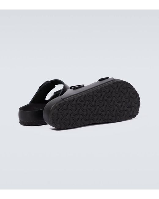 Birkenstock Black Arizona Leather Sandals for men