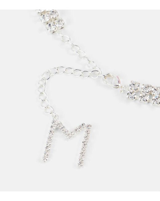 Choker Con Applicazione Floreale di Magda Butrym in Pink