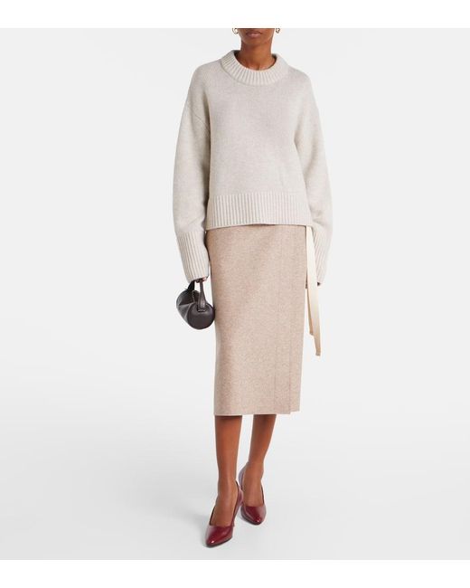 Lisa Yang Natural Sony Cashmere Sweater