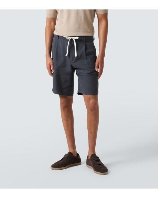 Eleventy Blue Bermuda Shorts for men