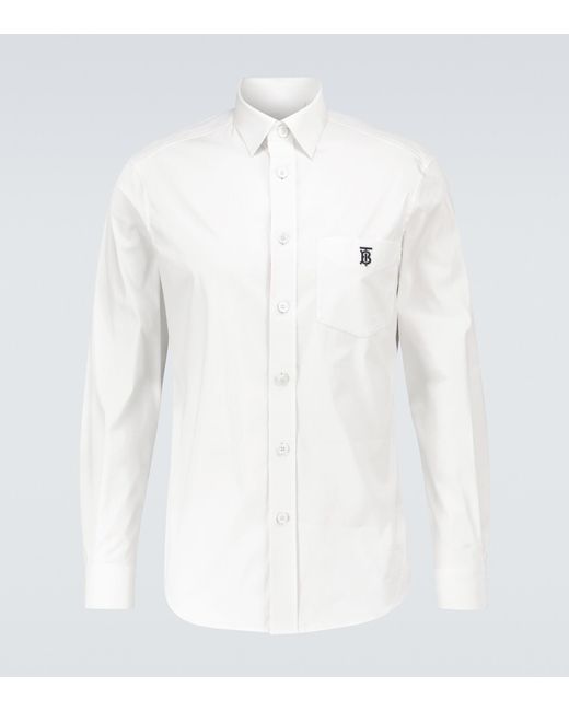 Camicia Chappel di Burberry in White da Uomo