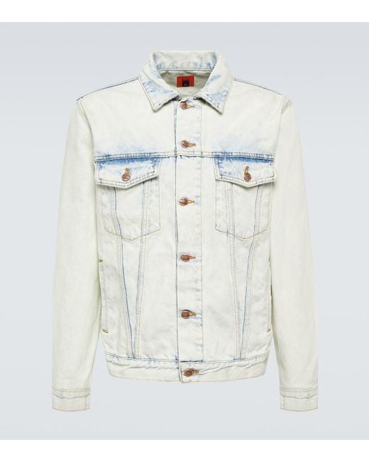 NOTSONORMAL White Denim Jacket for men