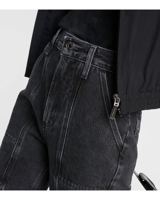 Agolde Gray Cooper High-rise Cargo Jeans