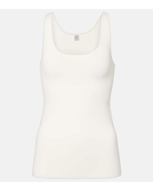 Totême  White Top Aus Jersey