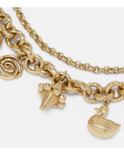 ALÉMAIS Metallic Le Jardin Charm Bracelet