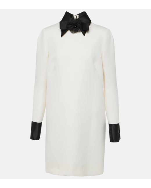 Robe en laine melangee Dolce & Gabbana en coloris White