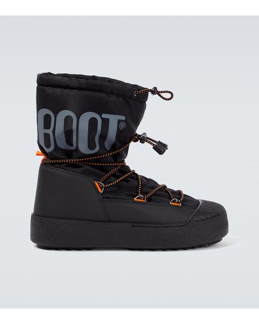 Stivali Doposci Con Logo di Moon Boot in Black da Uomo