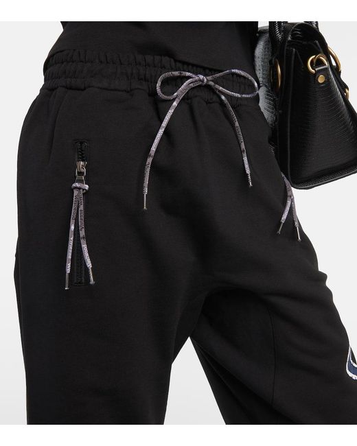 Vivienne Westwood Black Orb Printed Cotton Jersey Sweatpants