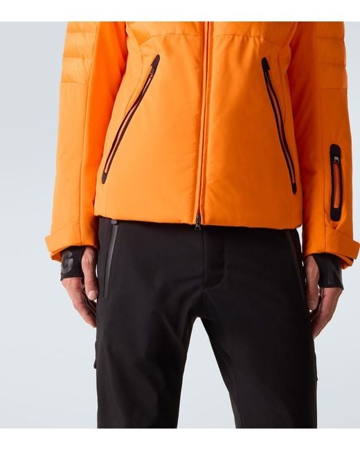 Bogner Orange Henik Ski Down Jacket for men