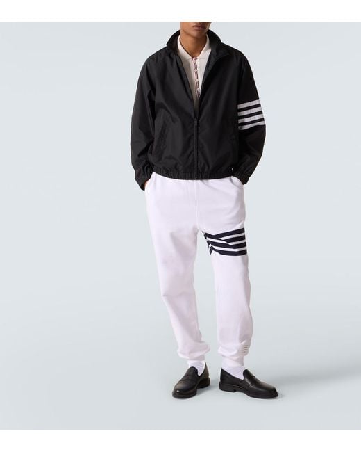 Thom Browne Black 4-Bar Track Jacket for men
