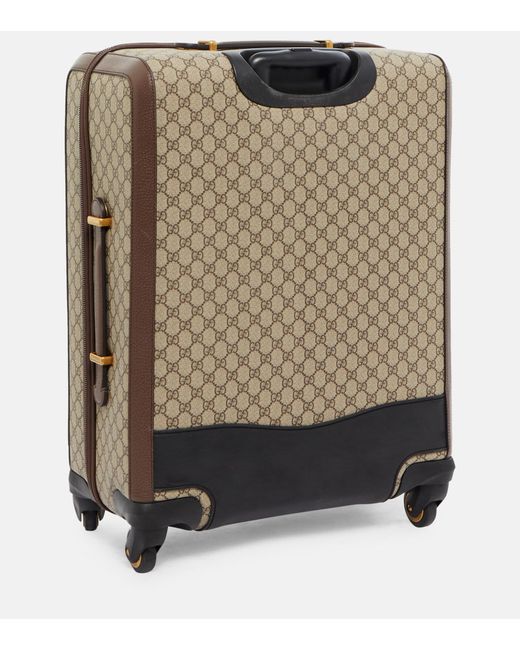 Gucci Savoy Medium Carryon Suitcase in Brown Lyst