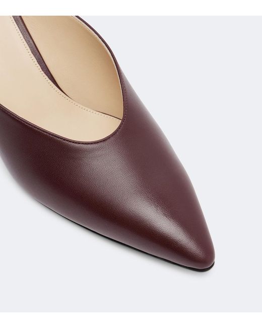 Le Monde Beryl Brown Petra Leather Mules