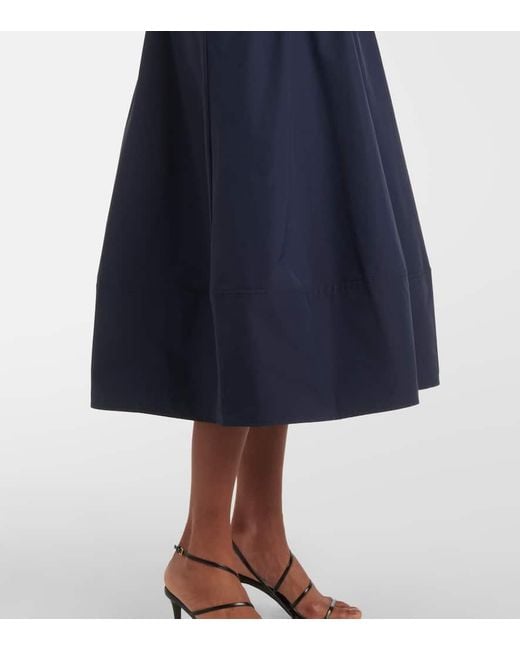Vestido Midi Deanna De Faya Con Cinturon Jonathan Simkhai de color Blue
