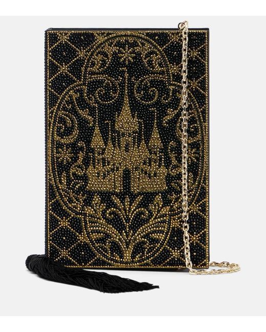 Judith Leiber Black Clutch Storybook Fairytales Mit Kristallen