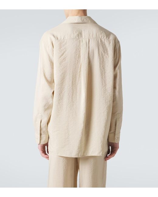 Lemaire Natural Silk-Blend Shirt for men