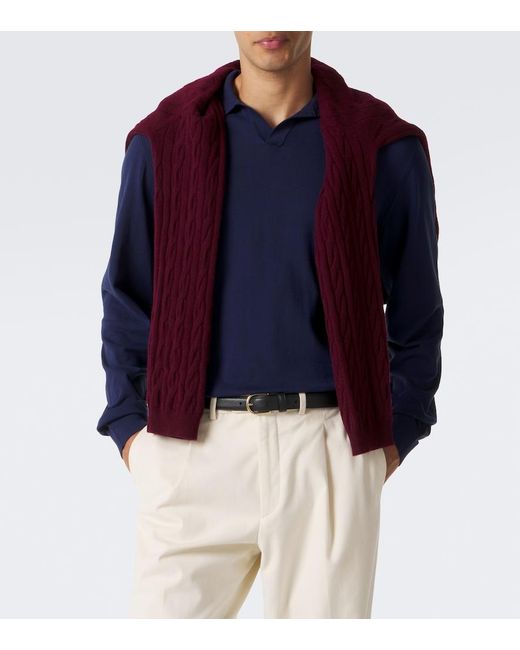 Jersey De Algodon Rubinacci de hombre de color Blue