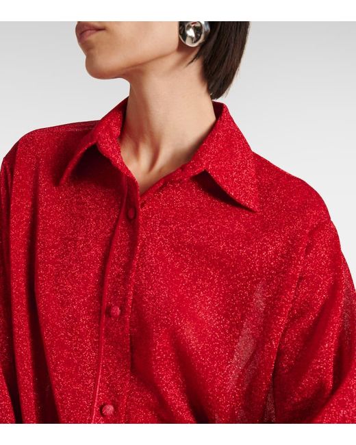 Camicia Lumiere di Oseree in Red