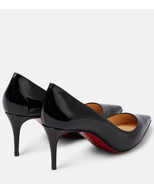 Christian Louboutin Black Pumps Kate Aus Lackleder
