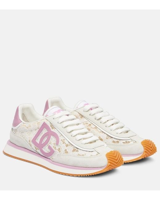 Dolce & Gabbana Multicolor Sports Shoes With Logo