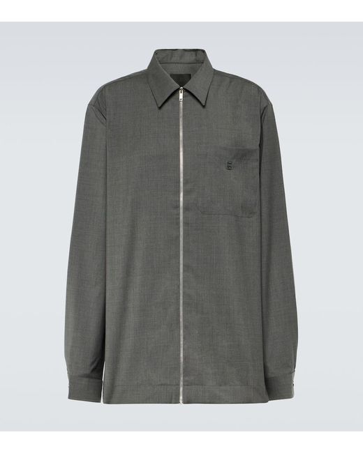 Givenchy Hemd aus Schurwolle in Gray für Herren