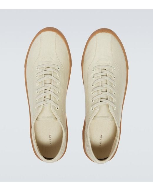 The Row White Canvas Sneakers for men