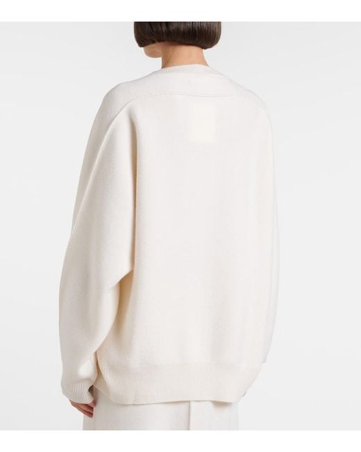 Lisa Yang White Haily Cashmere Sweater