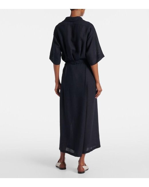Loro Piana Black Janet Virgin Wool Shirt