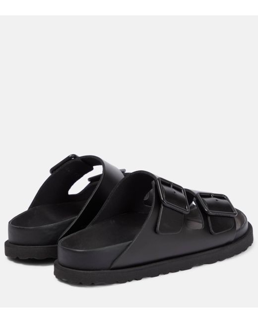 Birkenstock 1774 Black Arizona Leather Sandals