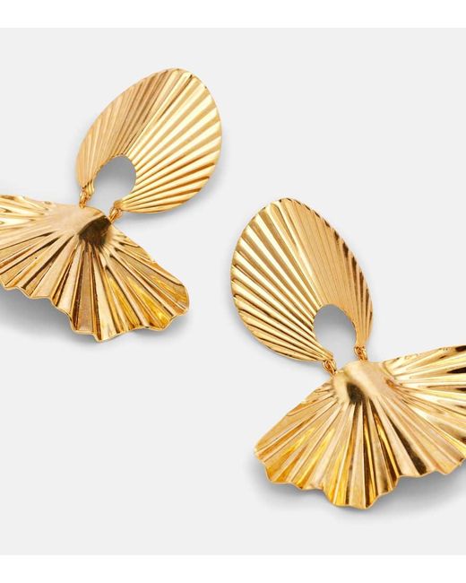 Pendientes Nerissa Chapado En Oro Jennifer Behr de color Metallic