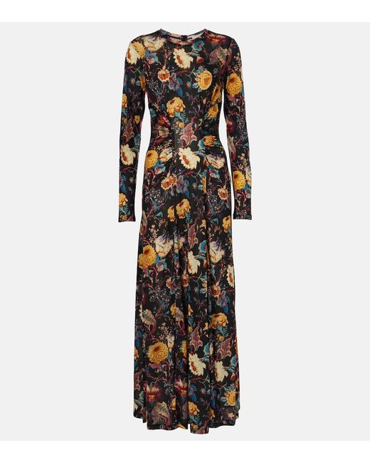Ulla Johnson Black Maxikleid Ceryse Aus Jersey