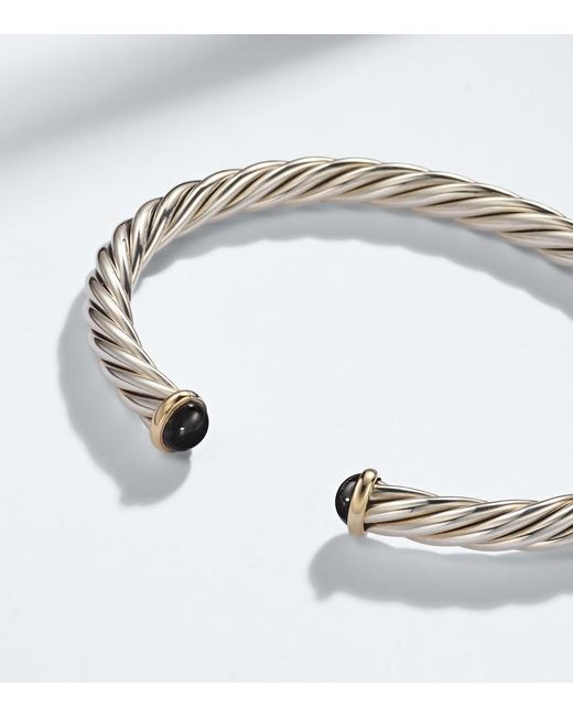Bracciale Cable di David Yurman in Metallic da Uomo