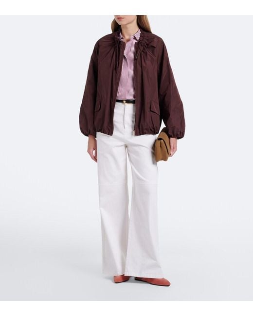 Max Mara White Wide-Leg Jeans