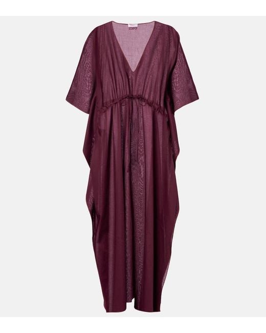 Caftan Voilier De Algodon Eres de color Purple