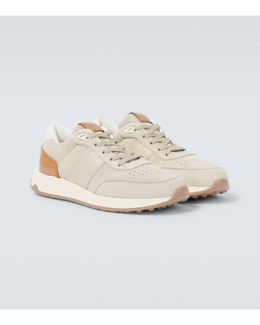 Tod's White Suede Sneakers for men