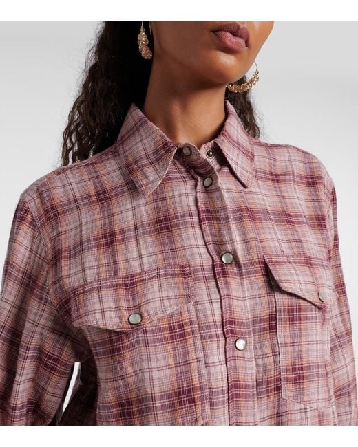 Isabel Marant Pink Marant Etoile "Yalisa" Shirt