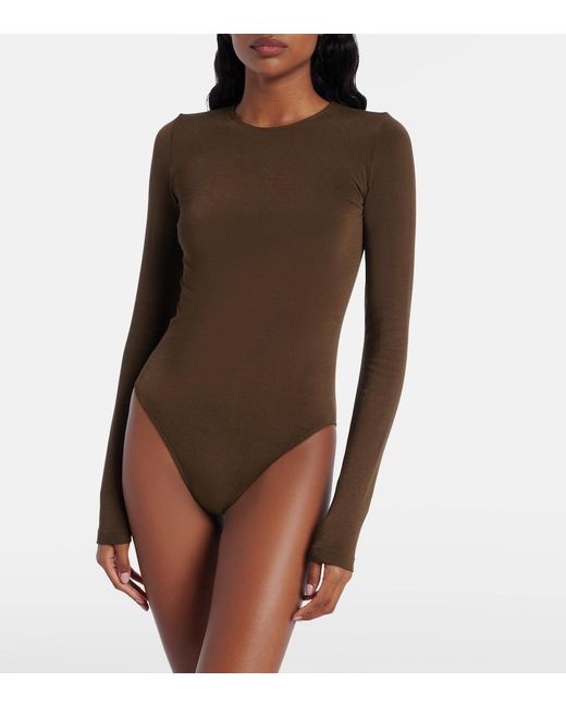 Wolford Brown Berlin Bodysuit