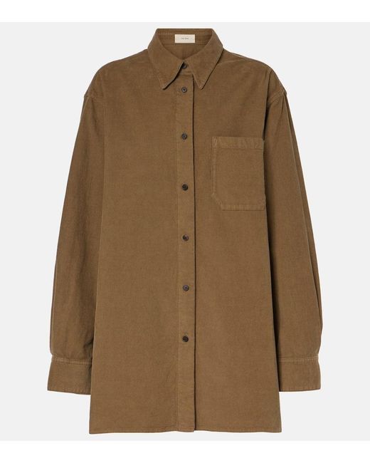 The Row Natural Tan Idro Shirt