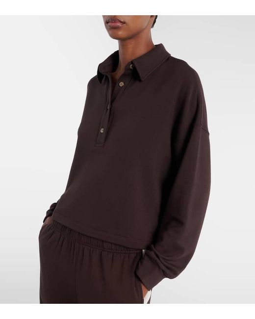 Velvet Brown Marian Polo Sweater
