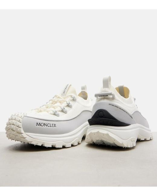 Moncler White Trailgrip Lite3 Sneakers