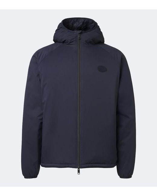 Burberry Blue Ekd Hooded Jacket for men