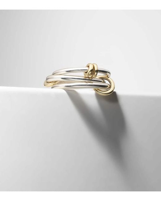 Spinelli Kilcollin Metallic Ring Raneth Aus Sterlingsilber Mit 18Kt Gelbgold