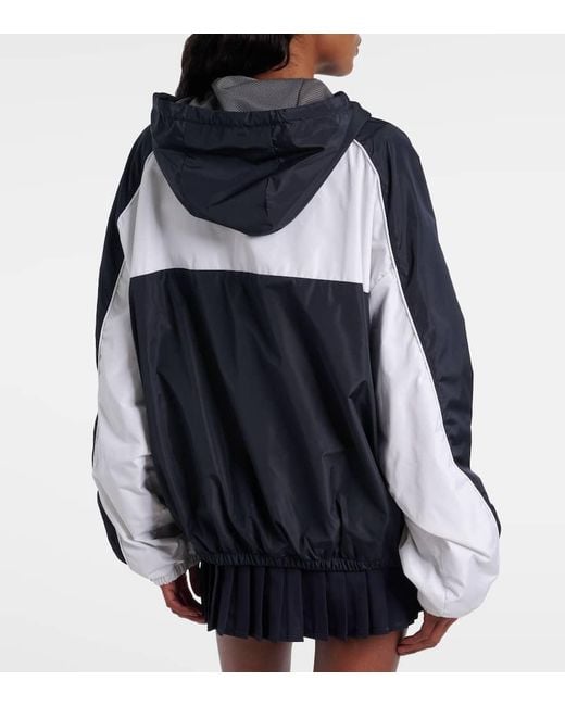 X New Balance Chaqueta Deportiva De Popelin Miu Miu de color Blue